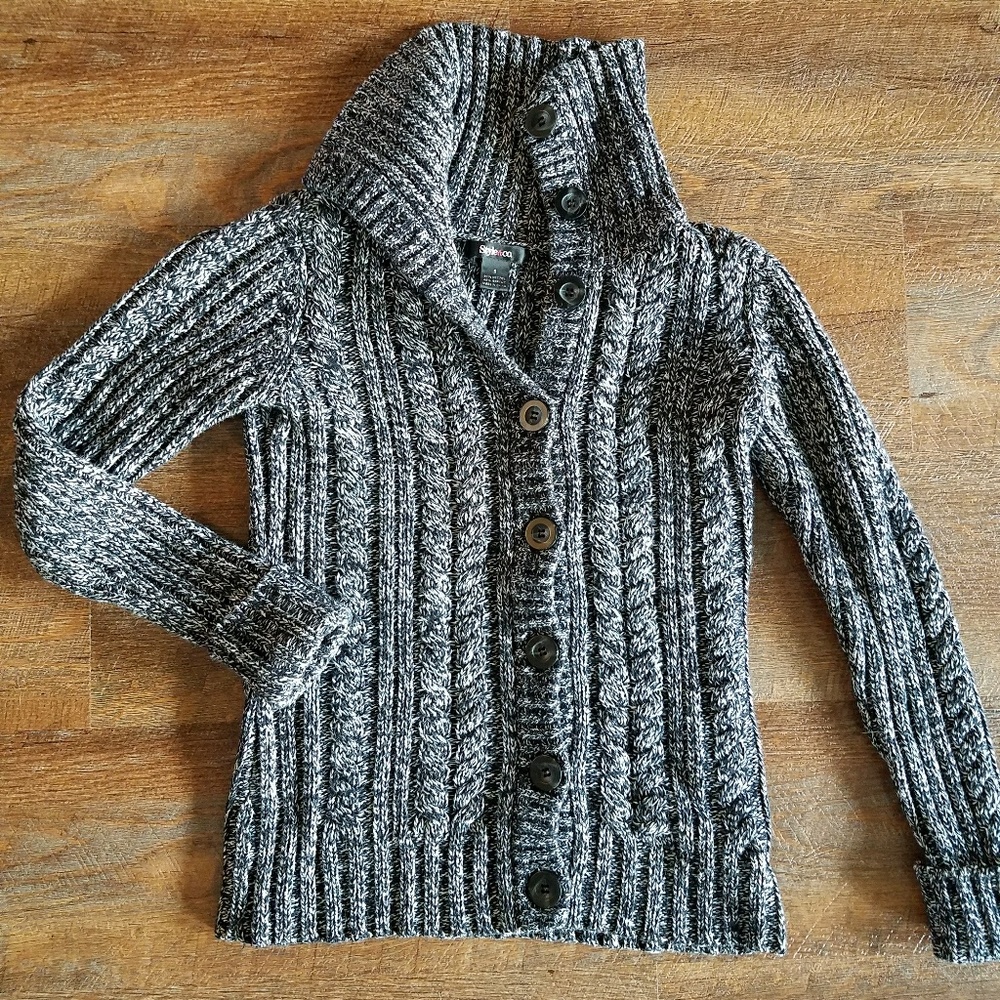 Marled Cardigan Sweater